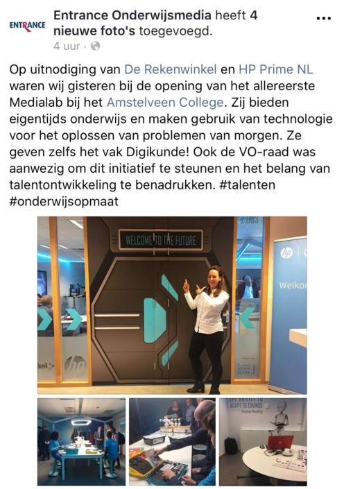 Eigentijds onderwijs en talentontwikkeling